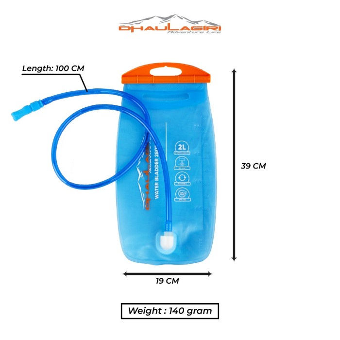 Tempat Minum Lipat Olahraga Portable Dhaulagiri DH WATER BLADDER 2805