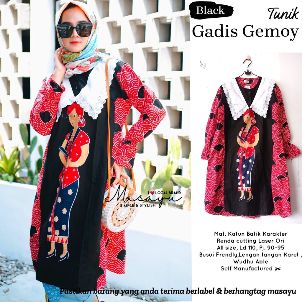 Tunik gadis gemoy ori by masayu