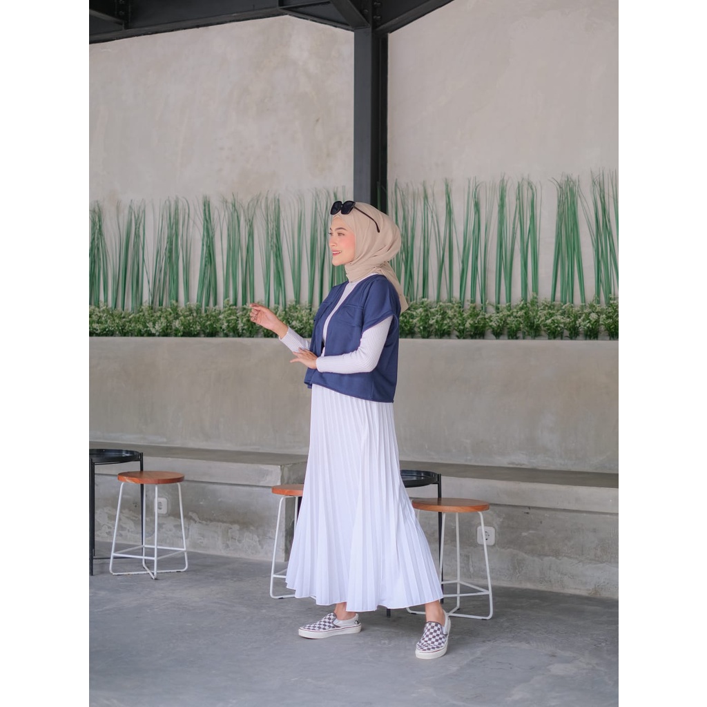 TokoMilkan - Cardigan Outer Crop Wanita LOOFAH CROP TOP | Cardigan Crop Outer Wanita