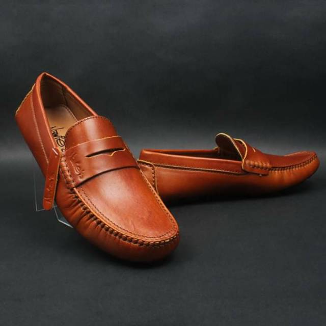 SEPATU CASUAL SLIPON NAWIES LEATHER