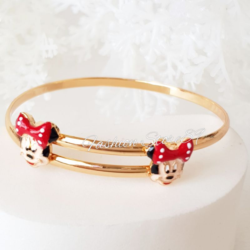 Gelang Bangle Anak  Free Size  impor Perhiasan lapis emas 18K xuping Murah berkualitas