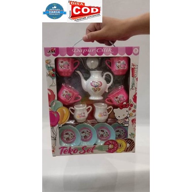 Mainan Anak / Mainan Anak Perempuan / Mainan Hobi / Mainan Teko Set Hellokitty