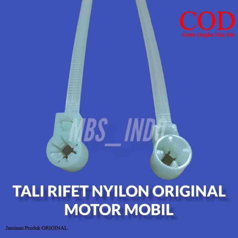 kleman tali ripet kabel body motor klip tali tis original