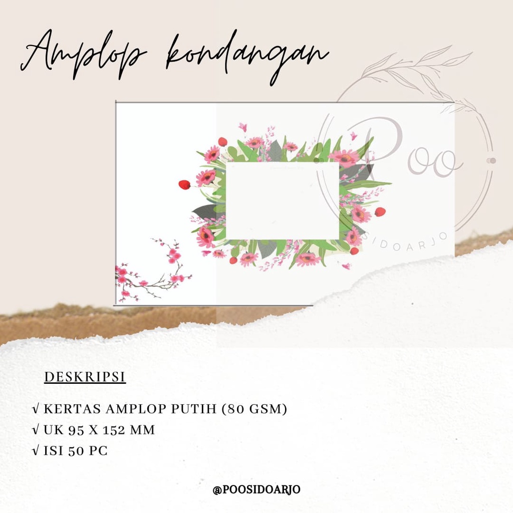 

AMPLOP PUTIH, AMPLOP Paperlite, AMPLOP KONDANGAN, AMPLOP HAJATAN