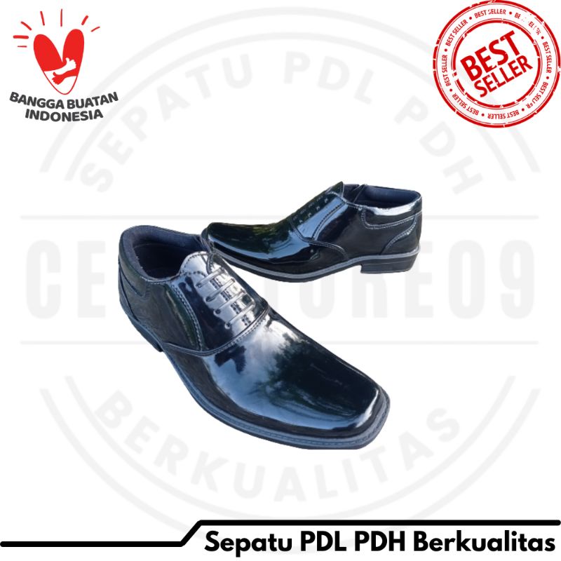 Sepatu PDH 02 TNI POLRI Sepatu PDH Pendek Pria Polri Security Sepatu Kerja Kantor
