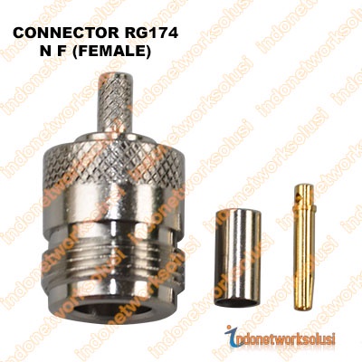 KONEKTOR CONNECTOR RG174 N F (FEMALE)