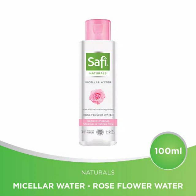 Safi naturals micellar water rose flower water