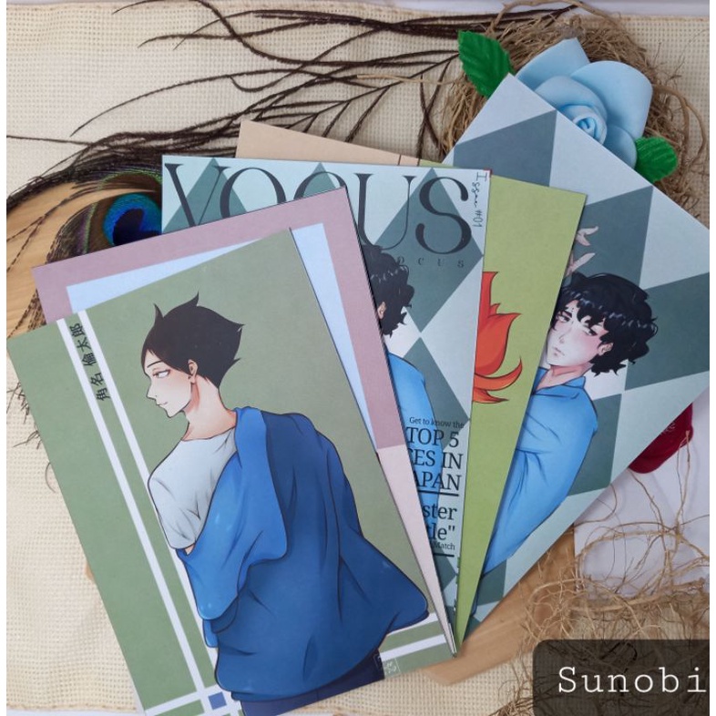 Haikyuu Artprint Fanart  - Kertas Ganteng Haikyuu | Sunobi