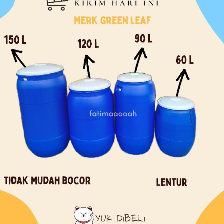 TAKASIHMURAH} TONG AIR / TONG AIR + KRAN GREEN LEAF 60 90 120 150 LITER