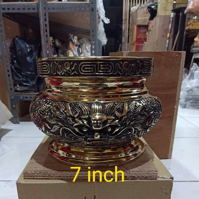 hio lo kuningan taiwan  7 inch naga - tidak kuping