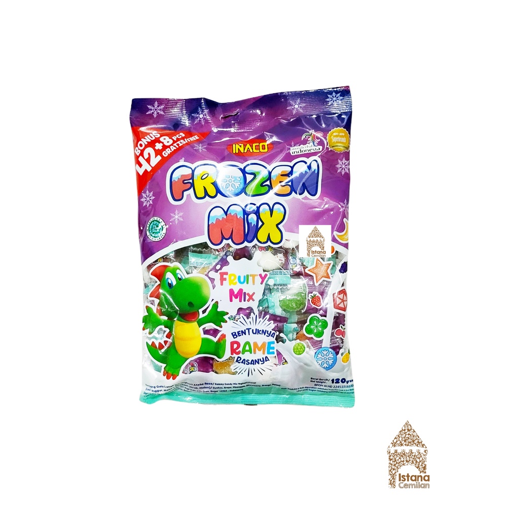 

Inaco Frozen Mix Permen Jeli Yoghurt Gula 120 Gram