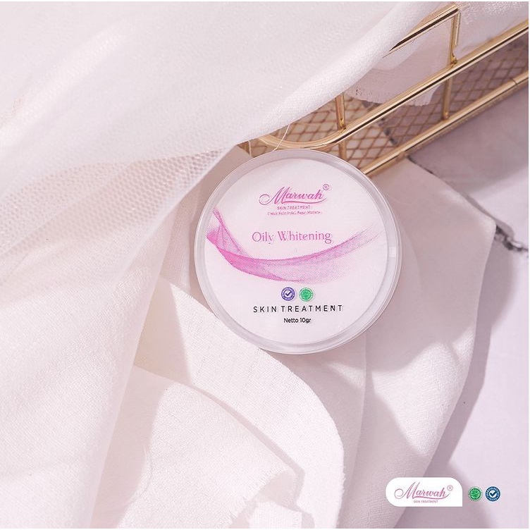 Marwah Oily Cream Malam Ecer Label Biru - IZZAT STORE