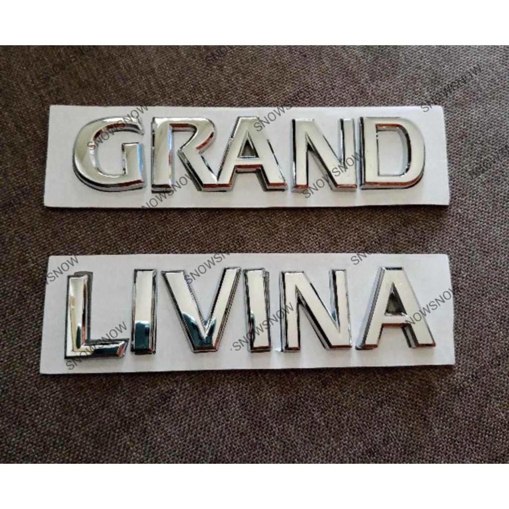 Emblem Grand Livina Chrome