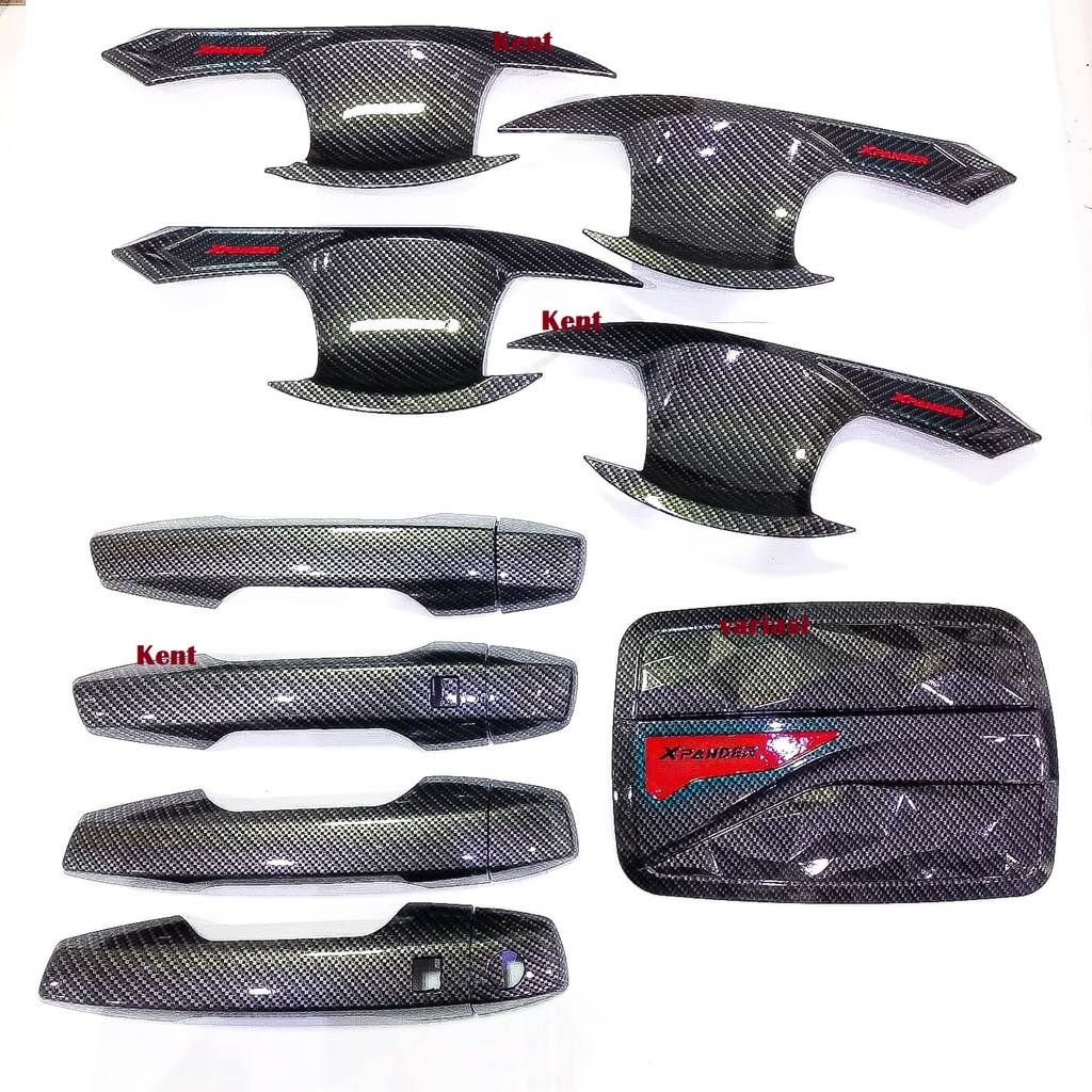 Paket outer mangkok cover handle tank cover mobil xpander carbon