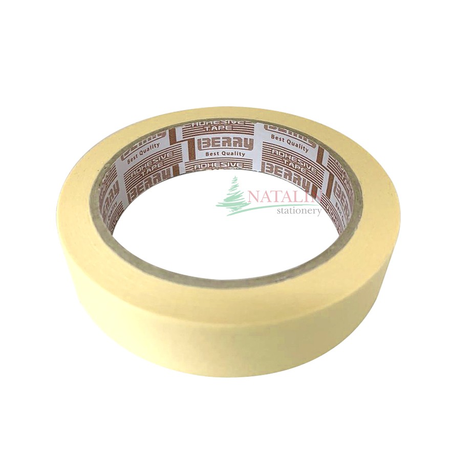 

BERRY - MASKING TAPE 1” - Isolasi Kertas 23mm