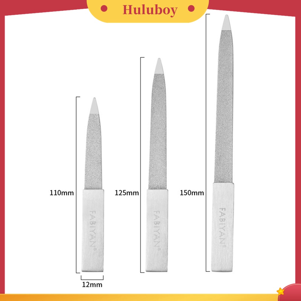 Huluboy Huluboy♡ Alat Kikir Kuku Dua Sisi Bahan Stainless Steel