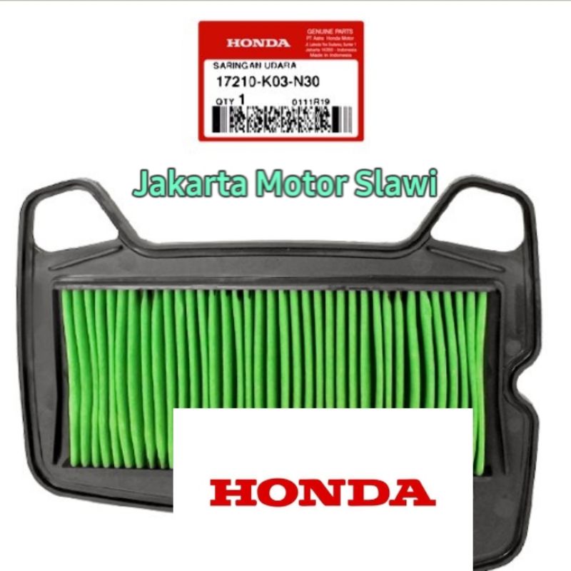 17210-K03-N30 filter udara saringan udara revo fi fit blade new asli honda