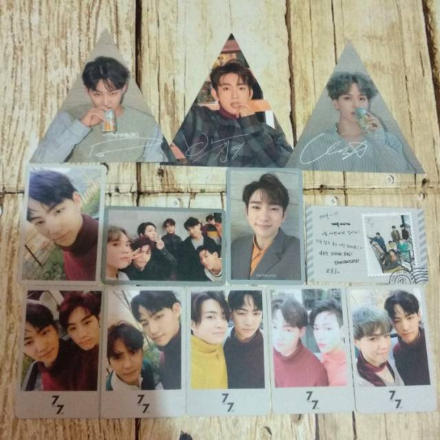 PHOTOCARD GOT7 7FOR7 PRESENT EDITION UNIT JB MARK JACKSON JINYOUNG YOUNGJAE BAMBAM YUGYEOM