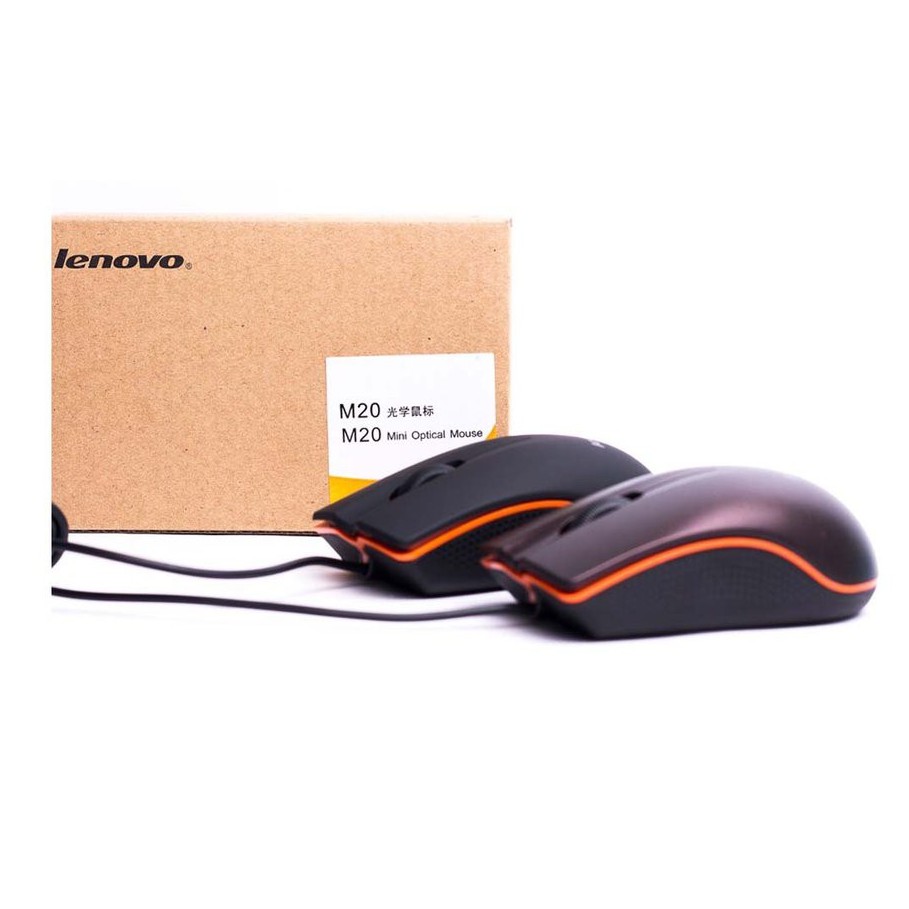 Trend-Mouse Lenovo Wired Mouse USB 800DPI - M20