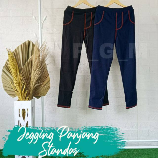 CELANA JEGGING JEANS STANDART CELANA PANJANG WANITA BISA COD//PGM