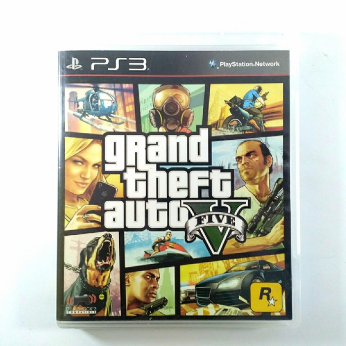 (READY) BD PS3 Kaset PS3 GTA5 / GTA V