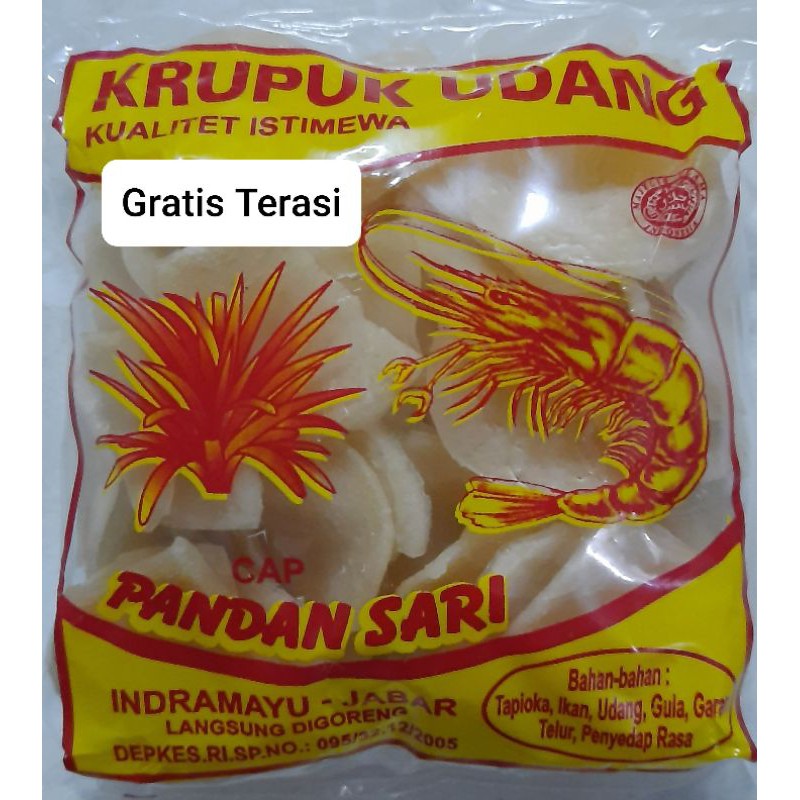 

Kerupuk Udang Cap Pandan Sari 200 Gram Oleh Oleh Khas Indramayu Cirebon