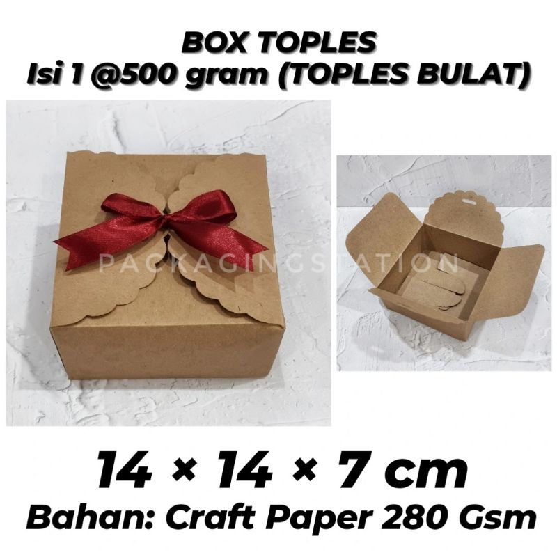 

BOX 14X14X7 / BOX TOPLES / BOX COOKIES / BOX SOUVENIR / BOX HAMPERS (MINIMUM ORDER 10 PCS)