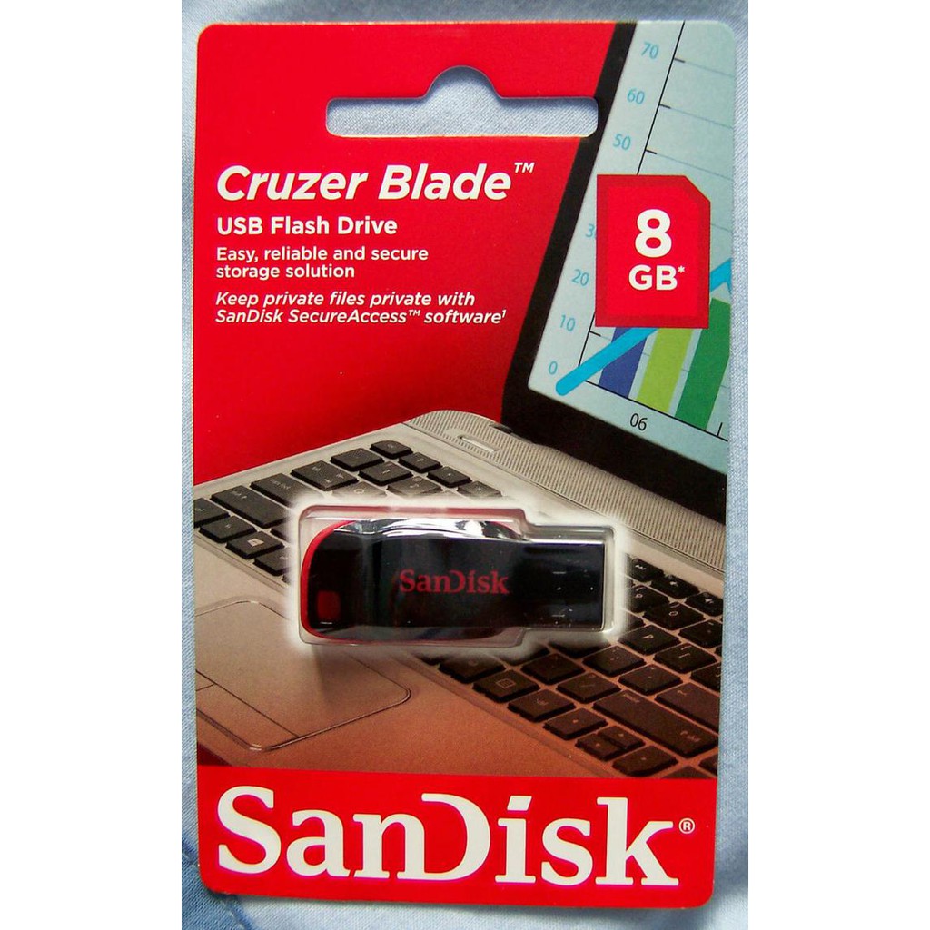 Flashdisk Sandisk Cruzer Blade 8 Gb