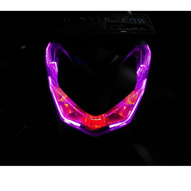 Paling Disukai.. Paket Lampu Alis, Demon eye, & Saklar on/off Lampu Utama Honda Beat Deluxe/Fi/Cbs/K