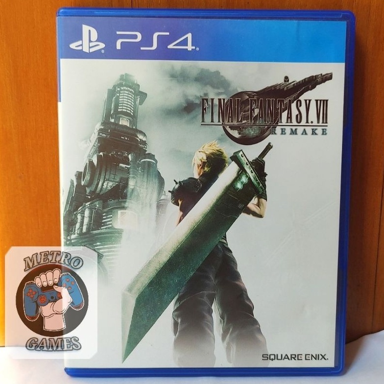 Final Fantasy 7 Remake PS4 Region 3 Asia Kaset Final Fantasy VII Remake Playstation PS 4 5 CD BD Game Games PS4 PS5 Reg 3 xv Region 3 Asia final fantasy fantasi 1 2 3 4 ff7 ffvii vi ff finalfantasy