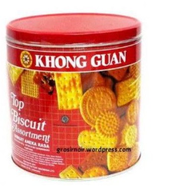 

Khong guan biskuit kaleng bulat top mini 650gr assorted