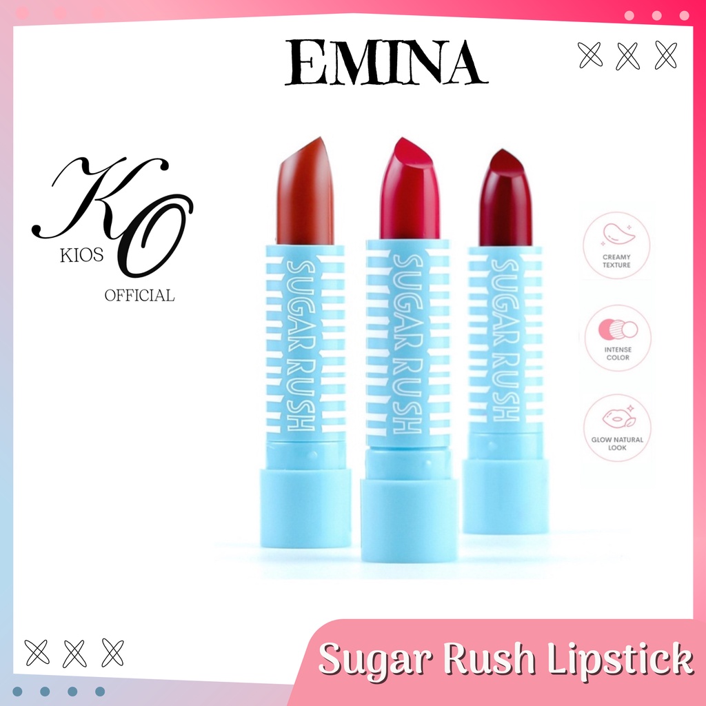 Emina Sugar Rush Lipstick 3.8g | Lipstik