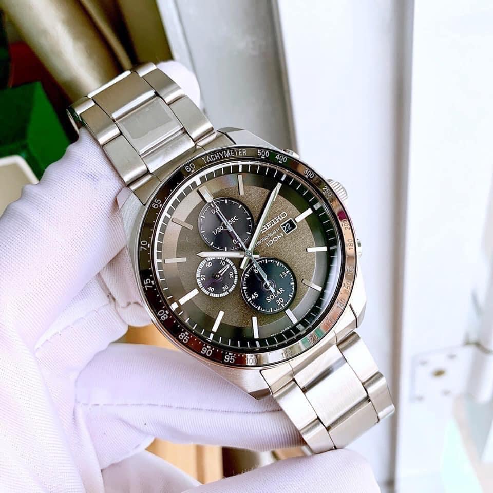 SEIKO SSC715P1 SSC715 SOLAR CHRONOGRAPH ORIGINAL JAM PRIA
