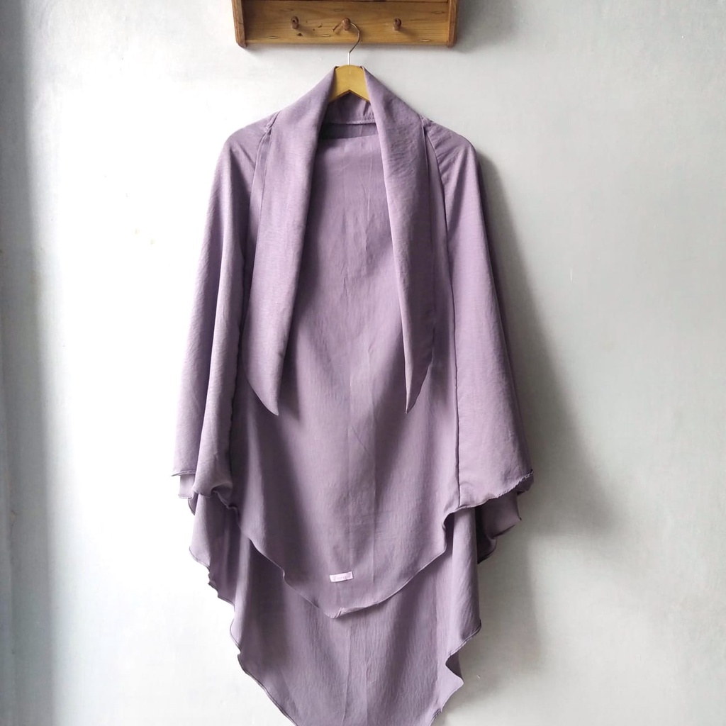 PASHMINA CRINCLE SET CADAR SIZE 200X75/PASHMINA CRINCLE SYARI/PASHMINA JUMBO-Lilac