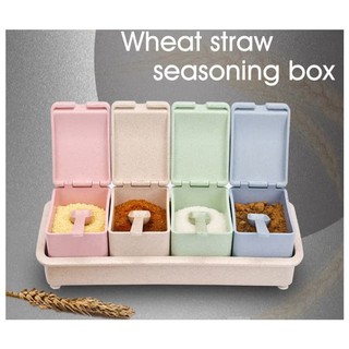 4 in 1 Tempat Bumbu WARNA WARNI Rak bumbu Dapur 4in1 4 in 1 Tempat Bumbu WARNA WARNI Rak bumbu Dapur 4in1