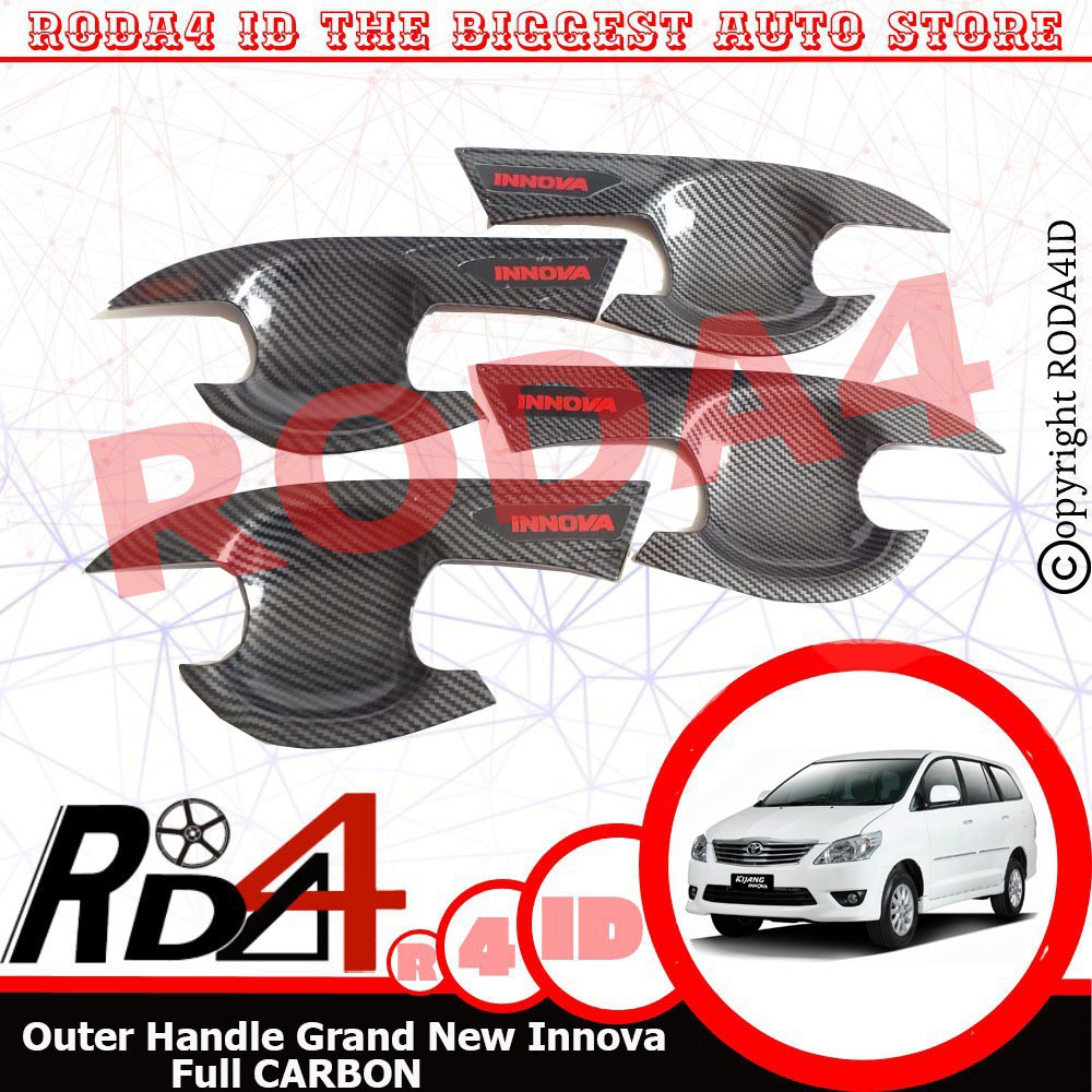 Outer  Mangkok Handle Grand New Innova Full CARBON