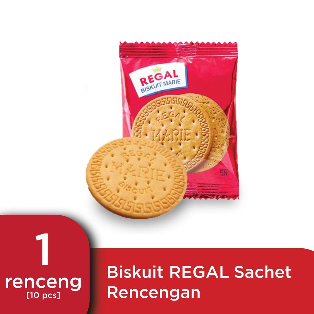 RCG - Regal Biskuit Marie 12g isi 10pcs