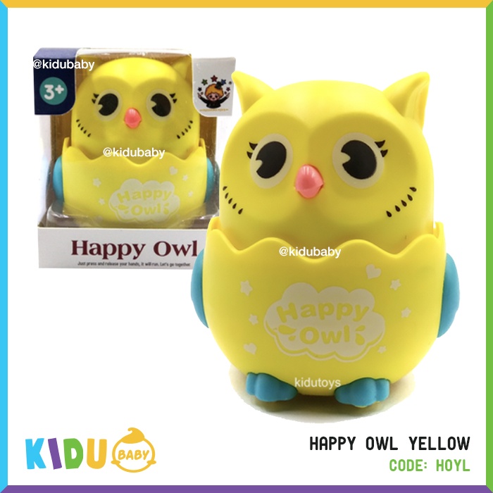 Mainan Anak Burung Hantu Berjalan Happy Owl Kidu Baby