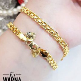 Xuping Gelang Tangan Tikar Warna 24k