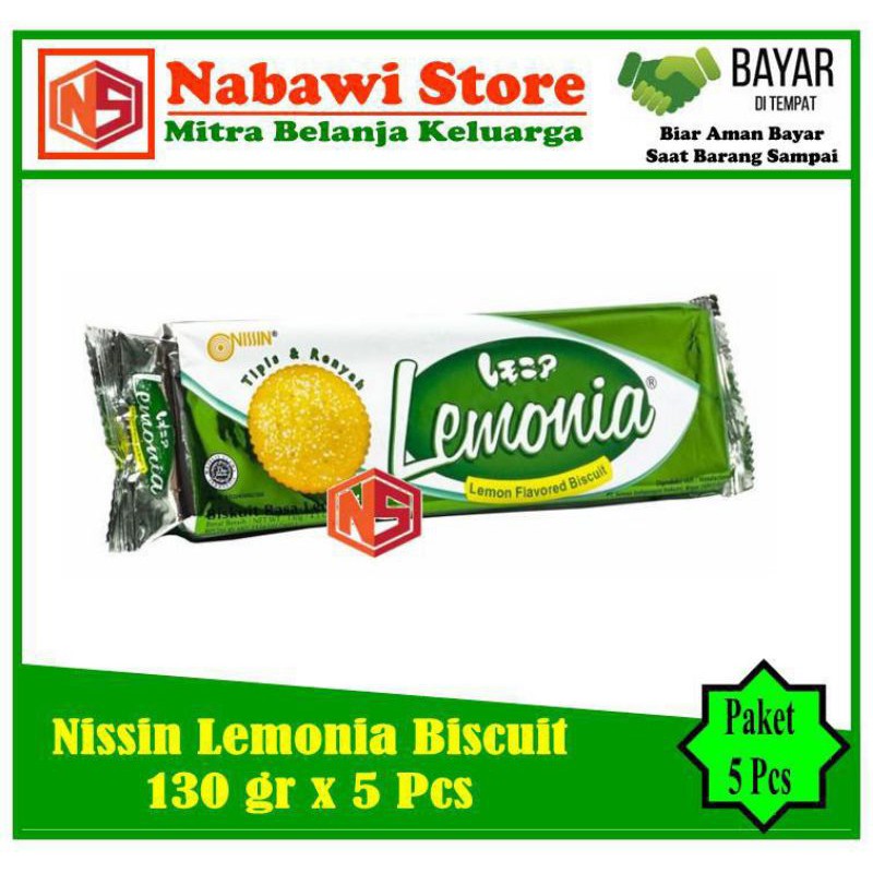 

Nabawi Store. Nissin Lemonia 130gr. Paket 5 Pcs
