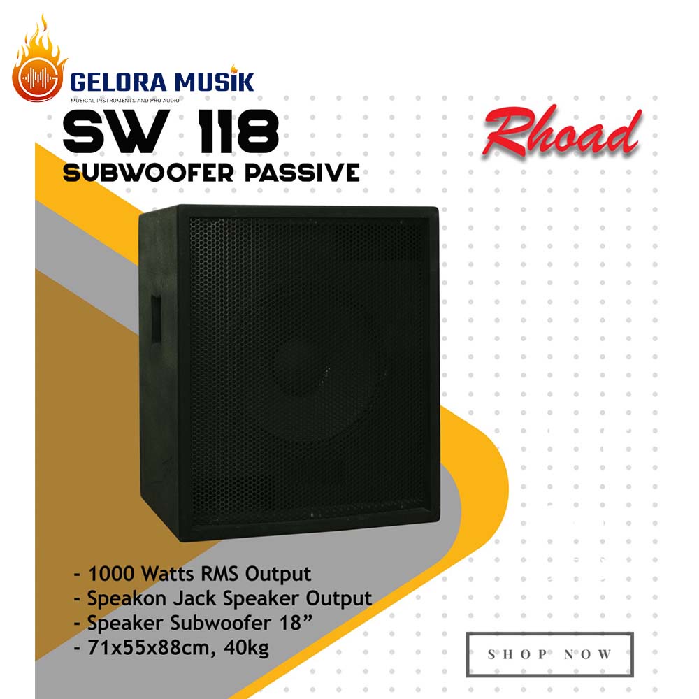 Subwoofer Passive Rhoad SW 118