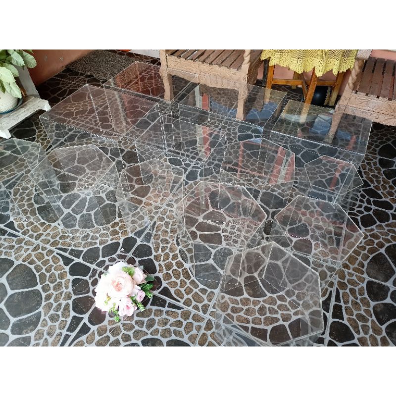 

Tutup Akrilik, hanya tutup Tanpa box