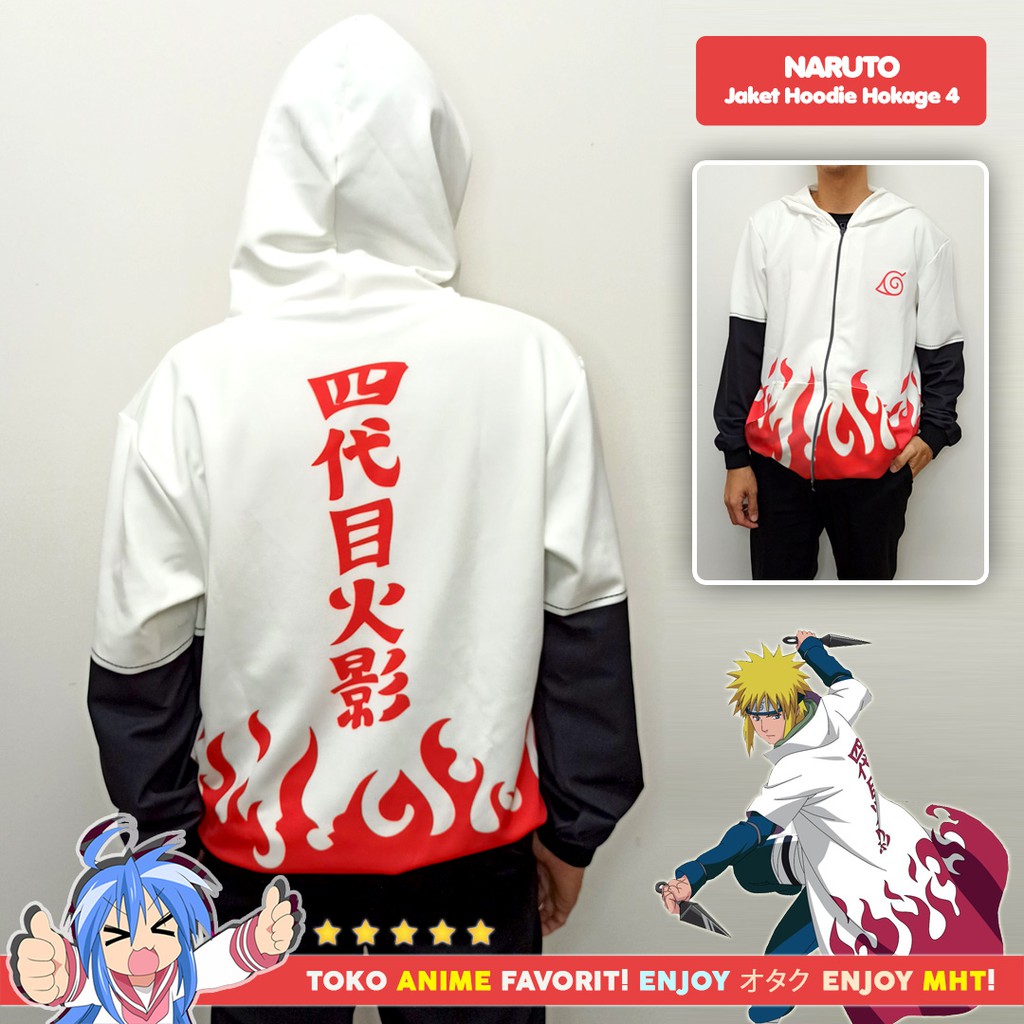 Jaket Anime Naruto Hokage 4 Minato - myhobbytown