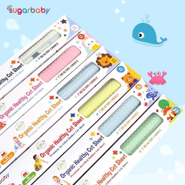 Sugar baby organic healthy cot sheet / perlak