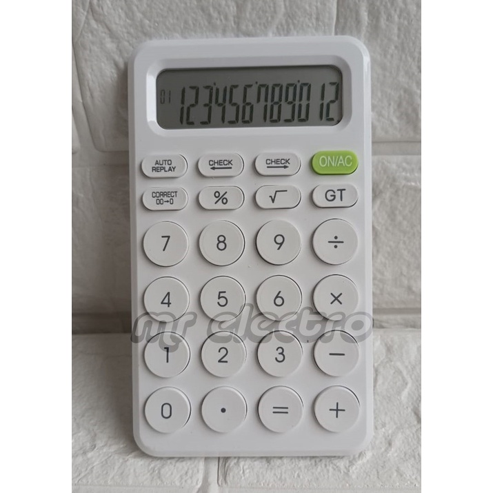 

KALKULATOR CT 6112 - 12 DIGIT - CHECK AND CORRECT - KALKULATOR POCKET - KALKULATOR MEJA DAGANG - KALKULATOR KANTOR