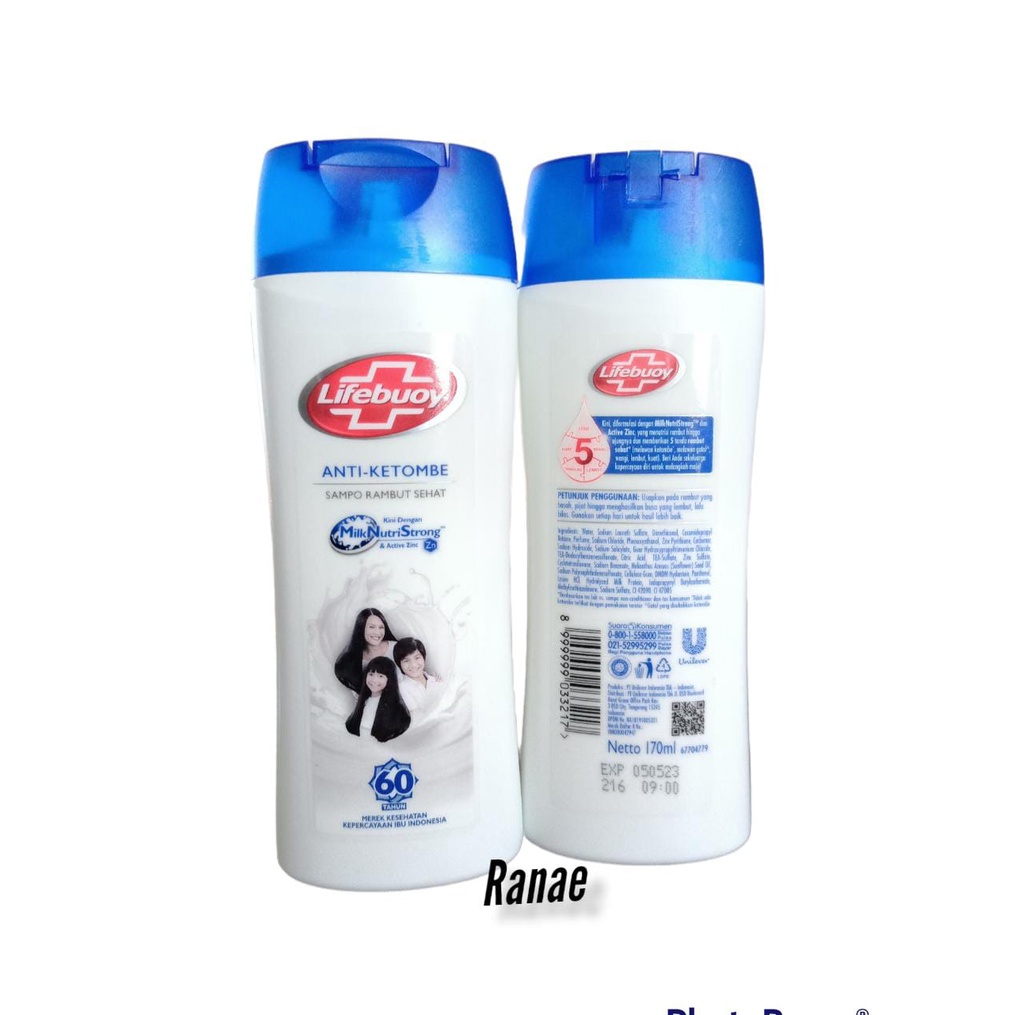 Lifebuoy Shampoo / Sampo Rambut Sehat 170ml 340ml