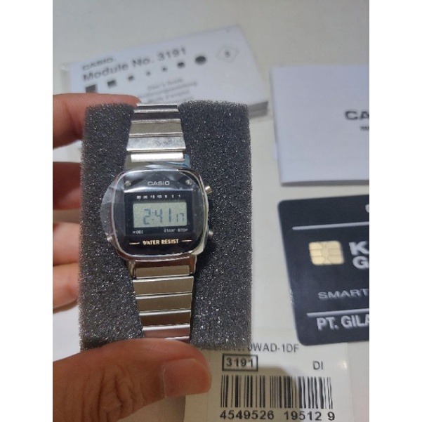CASIO ORIGINAL NATURAL DIAMOND  LA-670WAD -1DF WATCH JAM TANGAN