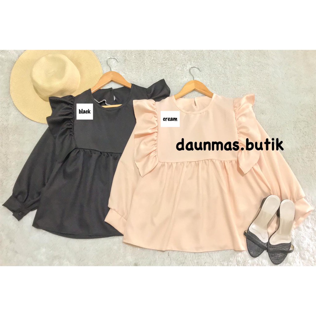 1KG MUAT 5PCS | RIANA TOP BASIC SHIRT HITS OOTD SELEBGRAM FASHION GROSIR MURAH WANITA