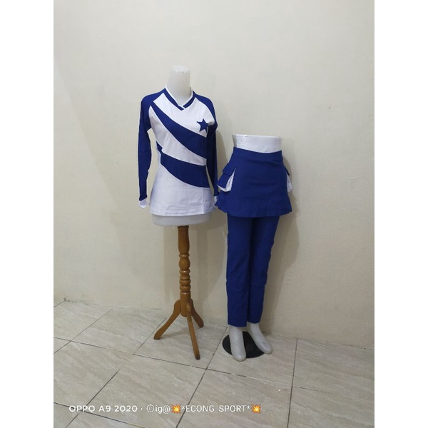 Baju senam muslim / baju senam panjang / baju olahraga / setelam aerobik / baju sepeda