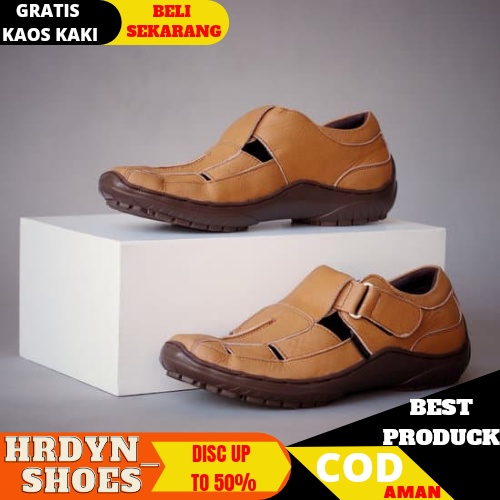 Sandal Sepatu Bustong Cowok Sendal Sepatu Tutong Slop Pria Formal Kantor Cevany Draken 005